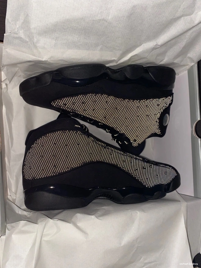 Black Retro Cat Jordan 414571-011 Air 13 0802